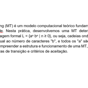ANÁLISE DE COMPUTABILIDADE E COMPLEXIDADE DE ALGORITMOS