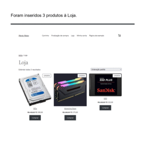 DESENVOLVIMENTO DE E-COMMERCE COM CMS