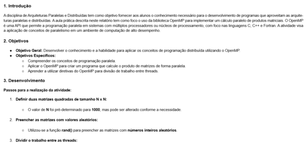 ARQUITETURAS PARALELAS E DISTRIBUÍDAS