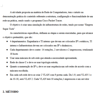 Redes e Sistemas Distribuídos
