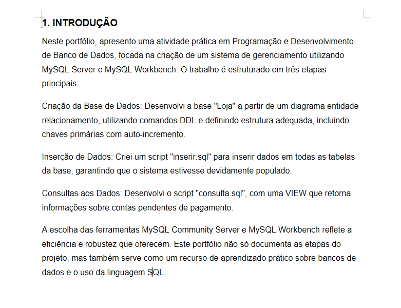 PROGRAMAÇÃO E DESENVOLVIMENTO DE BANCO DE DADOS - v2