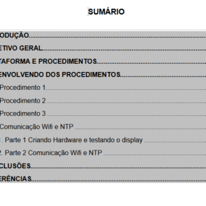 PORTFÓLIO - SISTEMAS EMBARCADOS