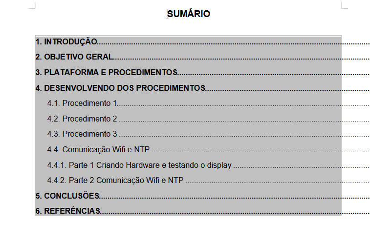 PORTFÓLIO - SISTEMAS EMBARCADOS