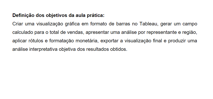 Desenvolvimento de Business Intelligence -Tableau